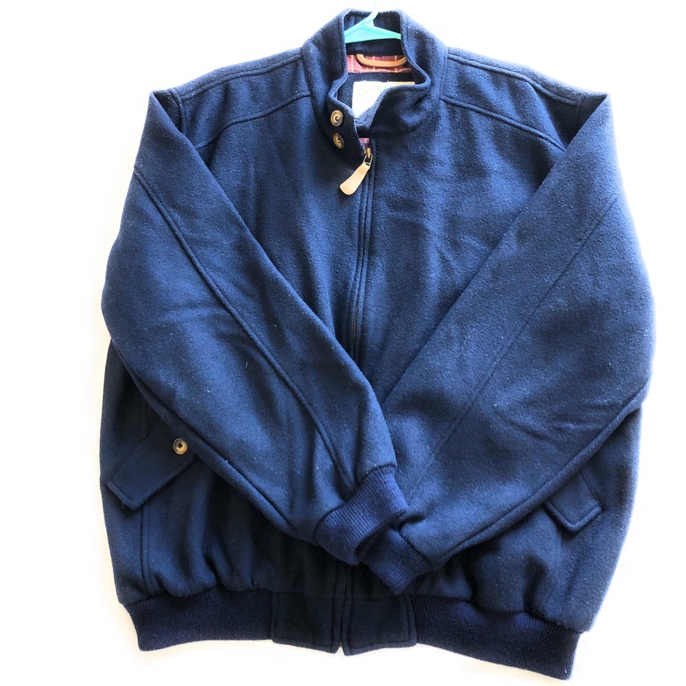 Orvis Wool Jacket Plaid cotton lining Size Large